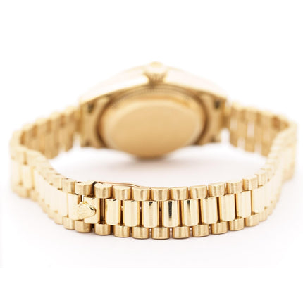 1990's Rolex President Datejust 18k Gold Diamond Dial Ladies Watch 79178 | Box/Papers
