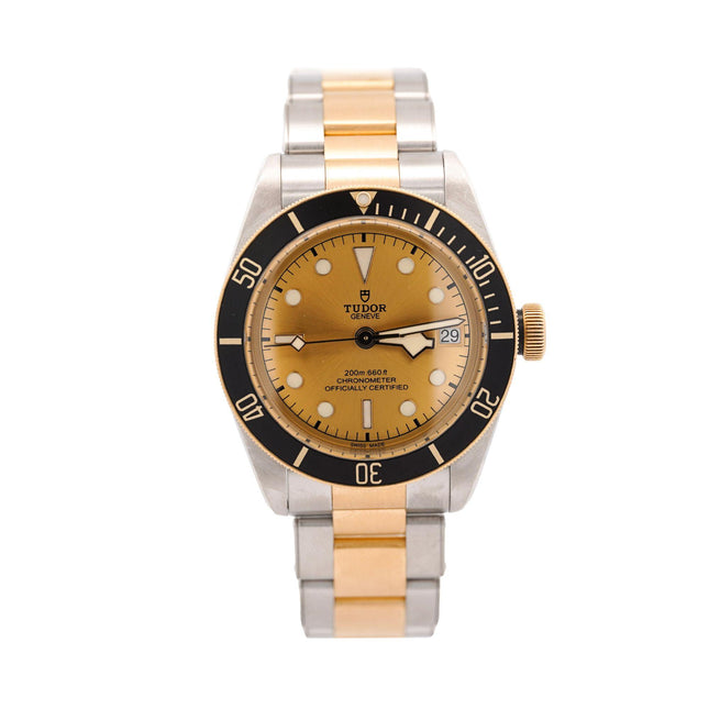 Tudor Black Bay S&G Champagne 2-Tone 41mm Watch | Full Set Pre-Owned