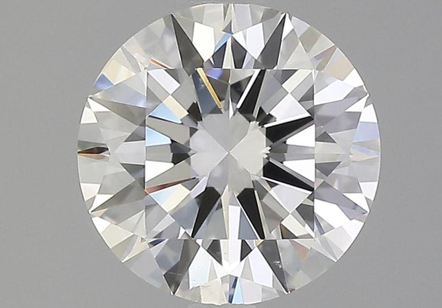 2.68 Carat Round Brilliant Cut Diamond Loose H Color SI1 Excellent Cut-Time and Carat