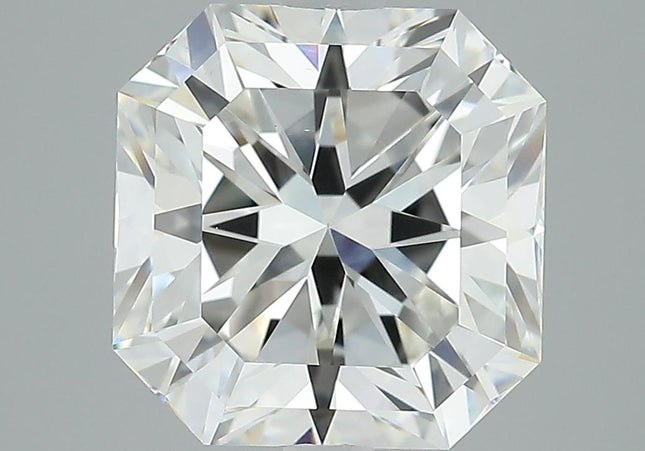 5.10 Carat Lucida Cut Diamond Loose I Color VS1 Tiffany Trademark Cut-Cornered Square Mixed Cut-Time and Carat