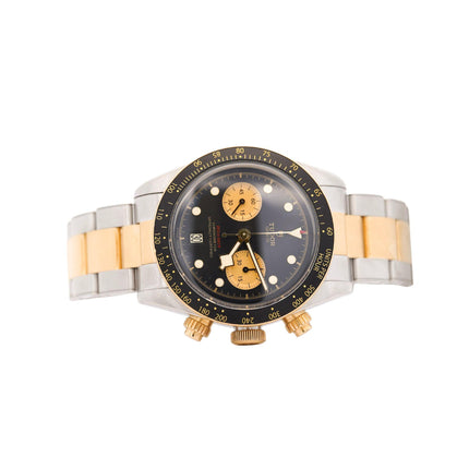 Tudor Black Bay Chrono S&G 41mm 2-Tone Black Dial Watch | Full Set Pre-Owned