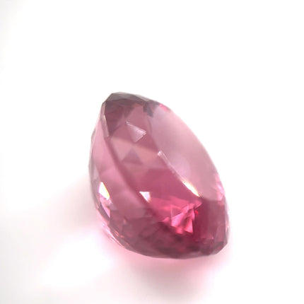 7.60 Carat Oval Cut Pink No Heat Spinel Round Diamond Platinum Ring-Time and Carat