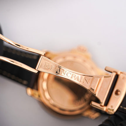 Blancpain 50 Fathoms Trilogy 18K Rose Gold Ltd Ed 51/100 Ref 2200-3630 Watch