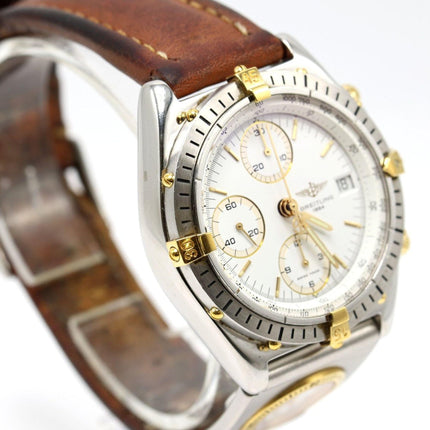 Breitling Chronomat UTC B13048 Two-Face 18k And Steel 39mm Watch-Time and Carat
