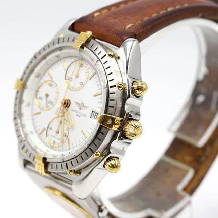 Breitling Chronomat UTC B13048 Two-Face 18k And Steel 39mm Watch-Time and Carat