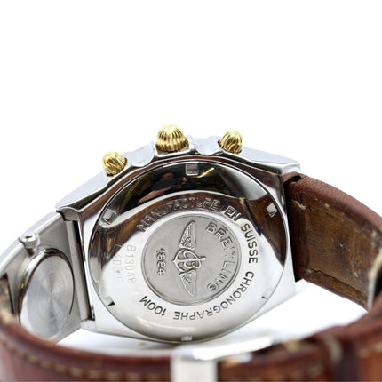 Breitling Chronomat UTC B13048 Two-Face 18k And Steel 39mm Watch-Time and Carat