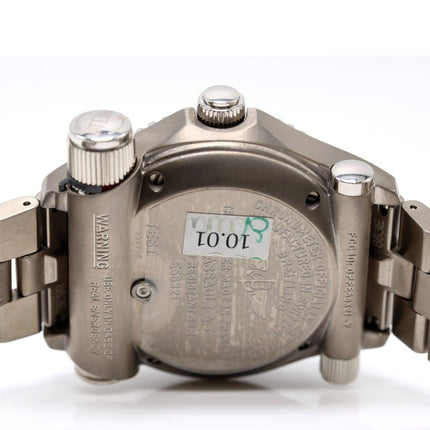 Breitling Emergency E56321 Titanium Black Dial Quartz Transmitter Watch Full Set-Time and Carat