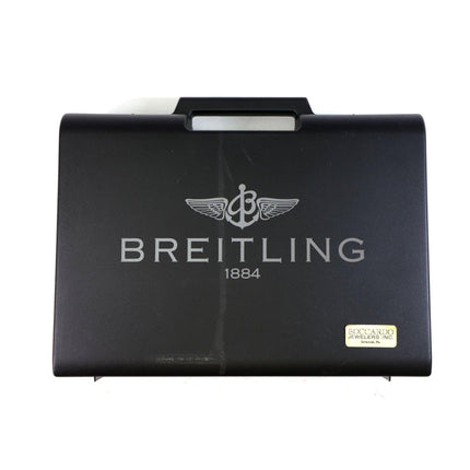 Breitling Emergency E56321 Titanium Black Dial Quartz Transmitter Watch Full Set-Time and Carat