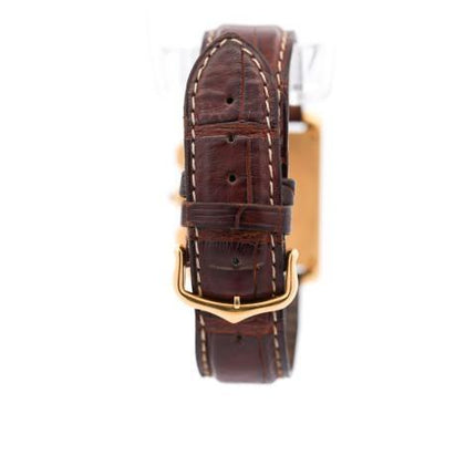 Cartier 18k Gold Tank Francaise Chronograph XL Watch-Time and Carat