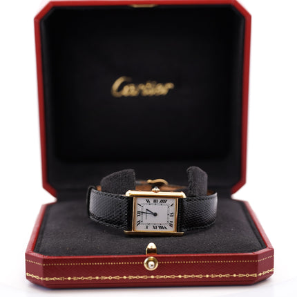 Cartier Tank Large 18K Gold Quartz 25mm Watch