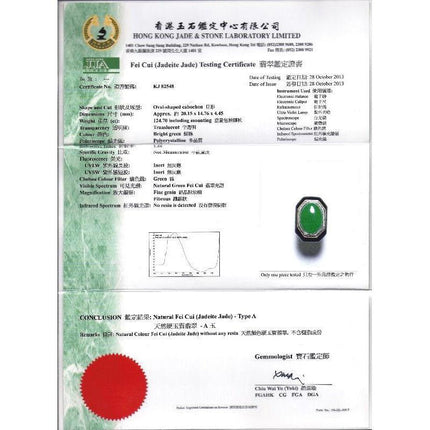 David Webb Jadeite Jade Cabochon Diamond Black Onyx Statement Ring-Time and Carat