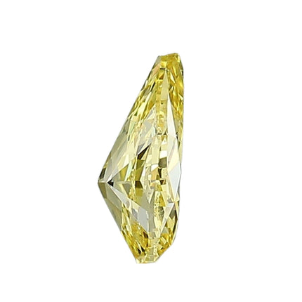 GIA Certified 0.81 Carat Fancy Vivid Yellow Pear Cut Loose Natural Diamond-Time and Carat
