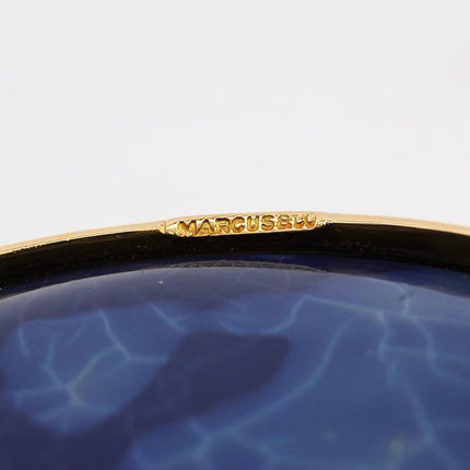 GIA Certified 35 Carat Marcus & Co Australian Black Opal in 18K Gold Pendant