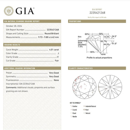 GIA Certified 8.02 Carat TW Natural Round Cut Diamond Stud Earrings
