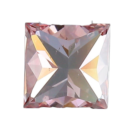GIA Certified Argyle Fancy Intense 0.26 Carat Princess Cut Loose Diamond-Time and Carat