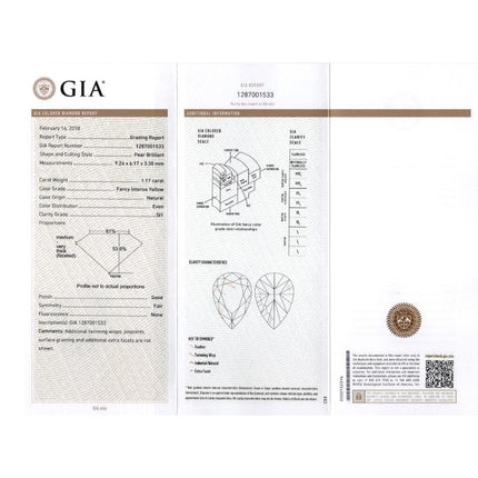 GIA Certified Fancy Intense Yellow & Fancy Light Pink Diamond Toi Et Moi Ring in 18K White Gold