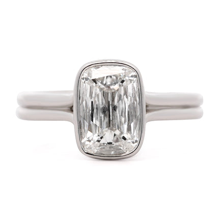 1.50ct Cushion Brilliant Diamond Platinum Ring | GIA