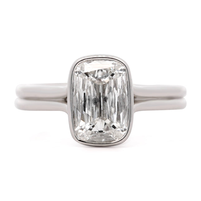 1.50ct Cushion Brilliant Diamond Platinum Ring | GIA