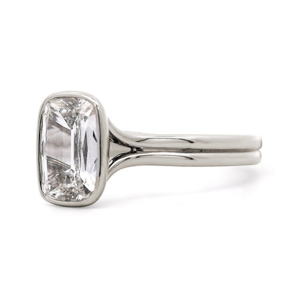 1.50ct Cushion Brilliant Diamond Platinum Ring | GIA