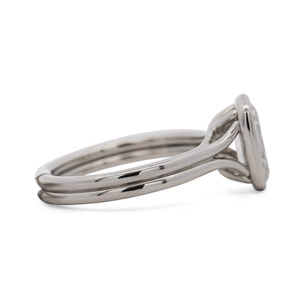 1.50ct Cushion Brilliant Diamond Platinum Ring | GIA