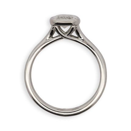 1.50ct Cushion Brilliant Diamond Platinum Ring | GIA