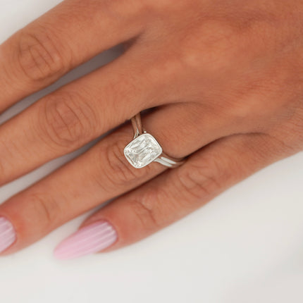 1.50ct Cushion Brilliant Diamond Platinum Ring | GIA