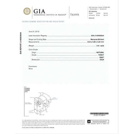 Marquise Pear Cut Fancy Gray Diamond Pink Diamond Halo Pendant Necklace-Time and Carat