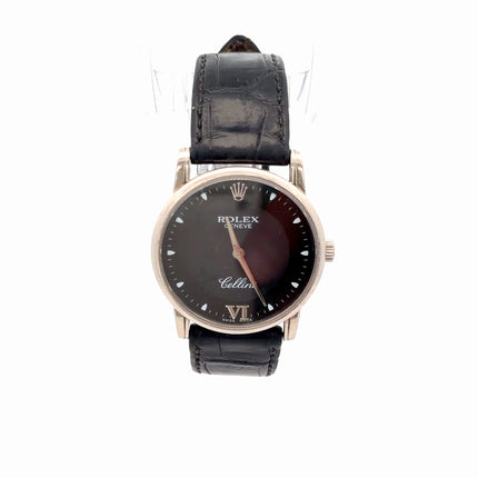 Rolex Cellini 5116 18K White Gold 32mm Watch