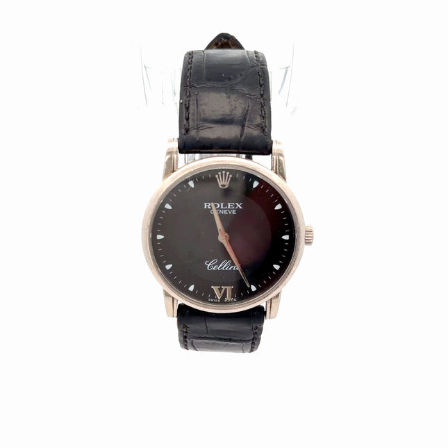 Rolex Cellini 5116 18K White Gold 32mm Watch