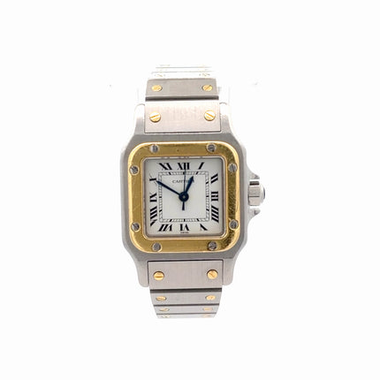 Cartier Santos Galbée Two Tone 24mm Watch