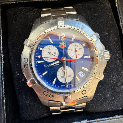 TAG Heuer Aquaracer CAF1112.BA0803 Blue 41mm Quartz Watch