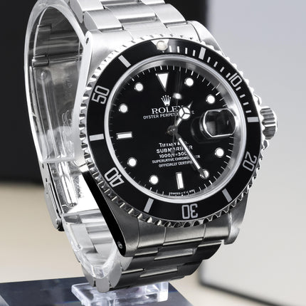Rolex Submariner 1680 Tiffany & Co. Signed Dial Automatic Watch