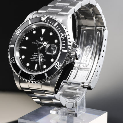 Rolex Submariner 1680 Tiffany & Co. Signed Dial Automatic Watch