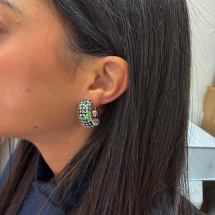 30 Carat Roberto Coin Sapphire and Tsavorite Ring, Earring Bracelet Set | GAL