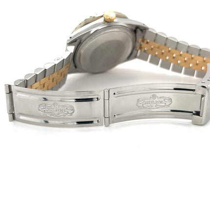 Rolex DateJust 16013 | 3 Carat Diamond Bezel and Roman Numeral Hour Marker with 36mm Dial