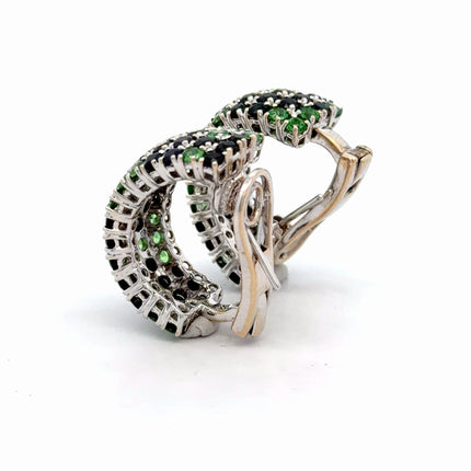 30 Carat Roberto Coin Sapphire and Tsavorite Ring, Earring Bracelet Set | GAL