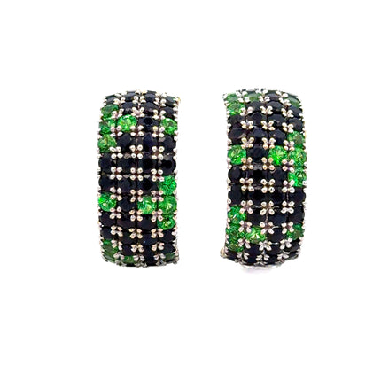 30 Carat Roberto Coin Sapphire and Tsavorite Ring, Earring Bracelet Set | GAL
